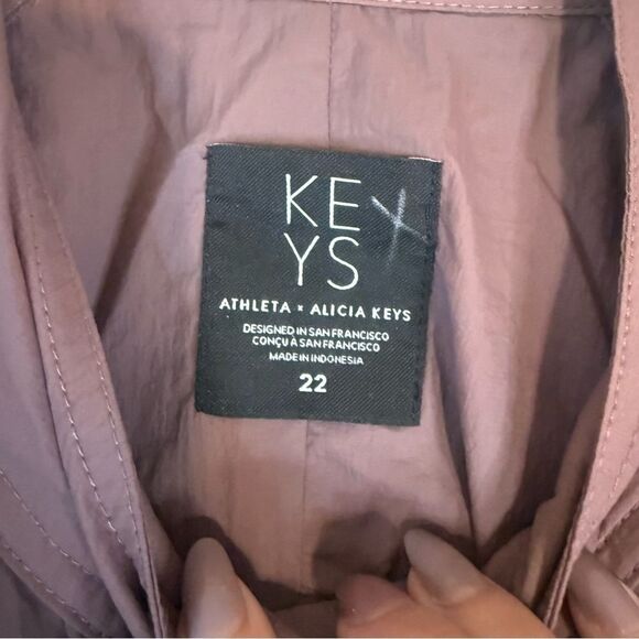 Athleta x Alicia Keys Mauve open back utility jumpsuit 22 - Picture 5 of 9